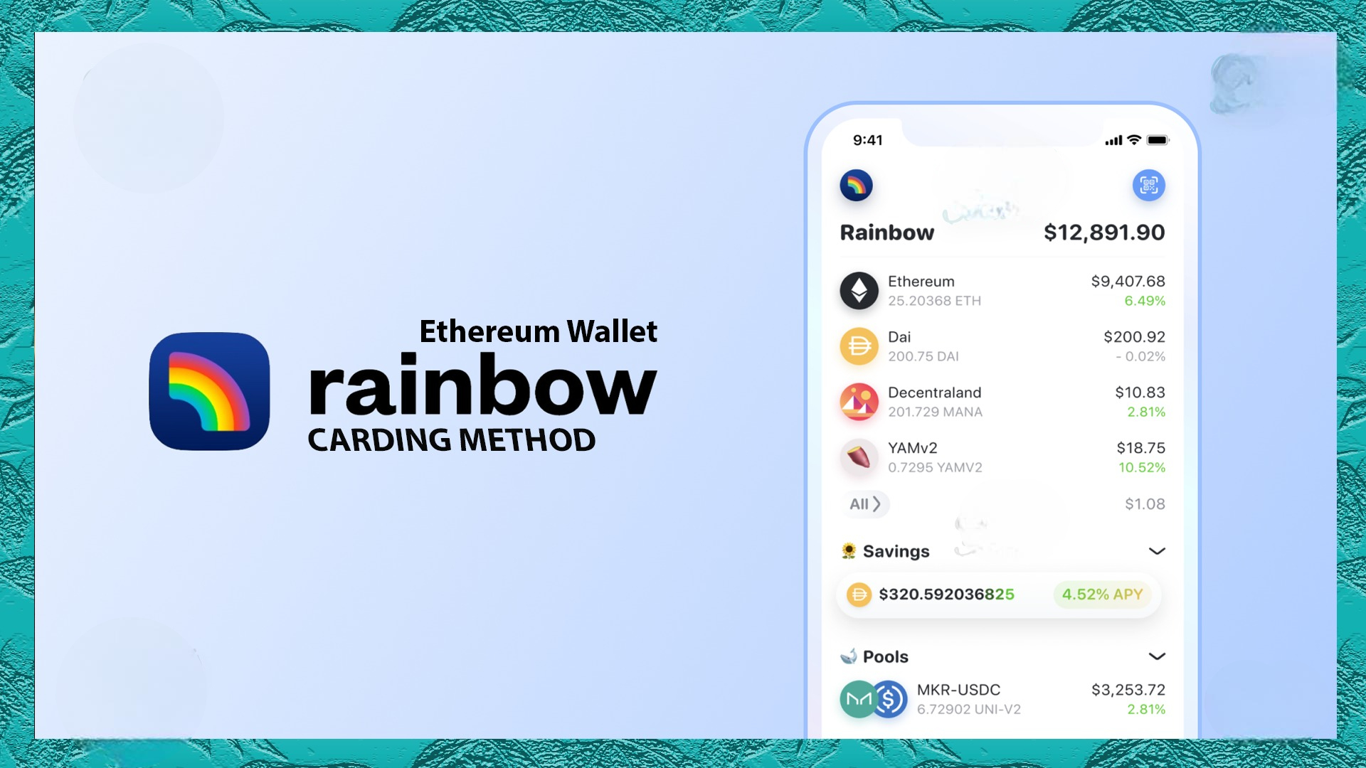 Rainbow Crypto Wallet Carding Method 2025