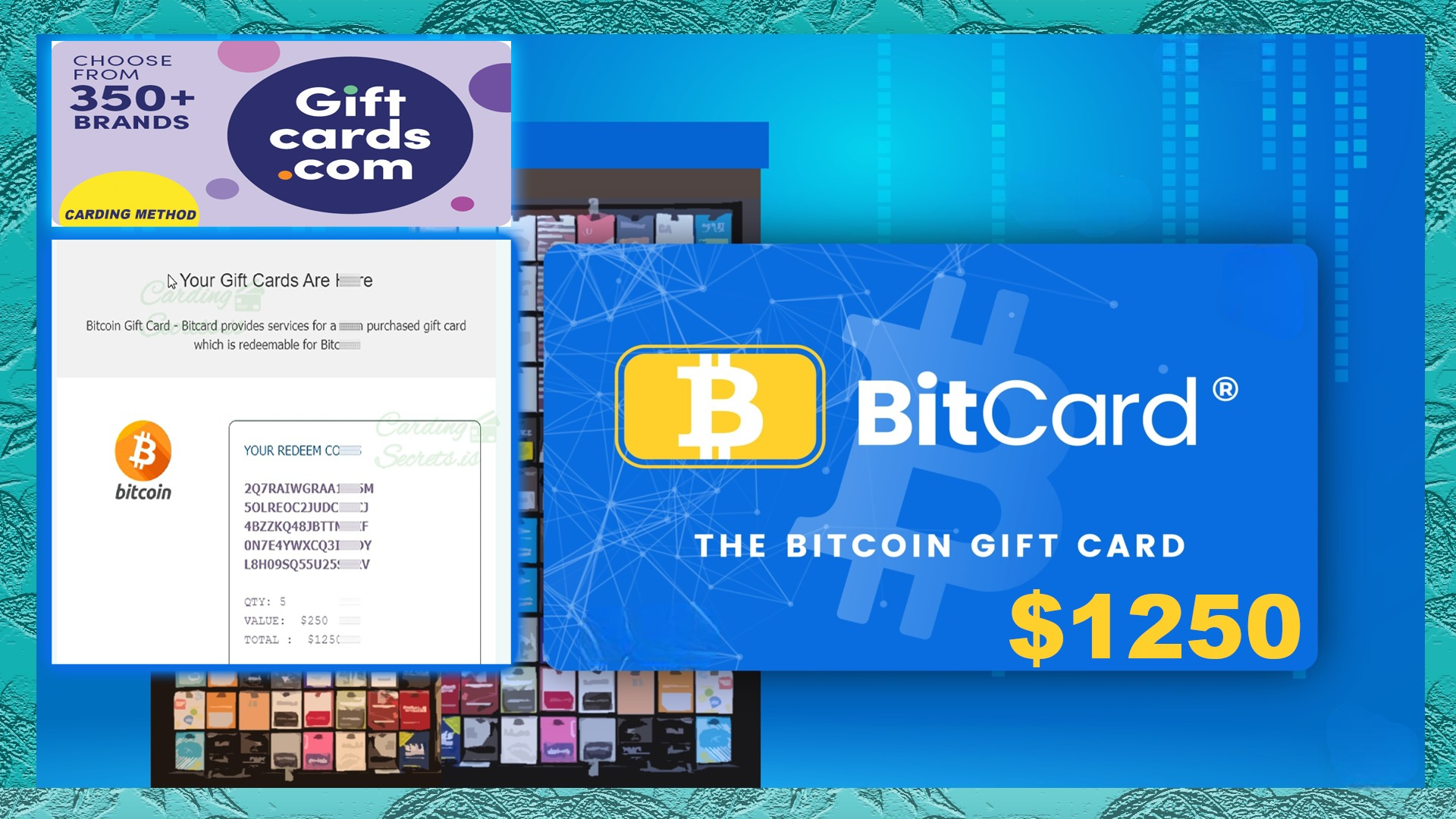 Bitcard Bitcoin Gift-Card Carding Method : Rob $1250 in 108 sec! (giftcards.com)
