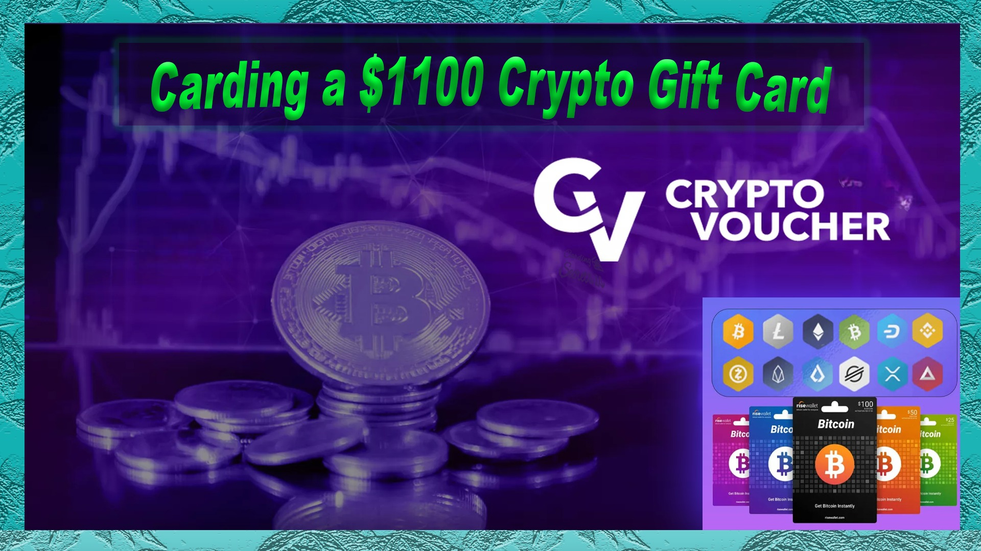 Cryptovoucher.io Carding Method: $1100 Bitcoin Gift Card in Just 120 Seconds!