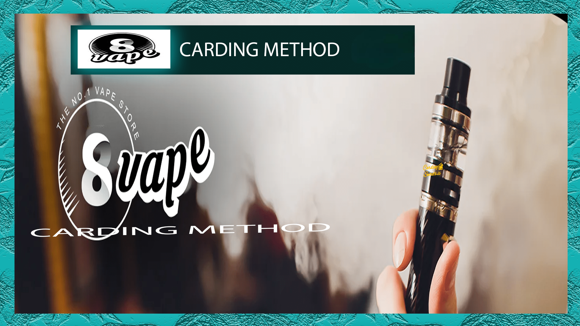 Eliquids & Vape Kits: #1 Eight Vape Carding Method Video